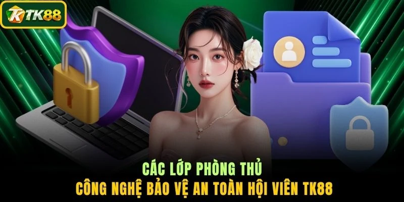 Các lớp phòng thủ công nghệ bảo vệ an toàn hội viên TK88