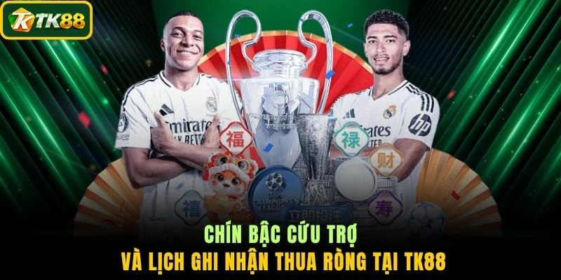 Chín bậc cứu trợ và lịch ghi nhận thua ròng tại TK88