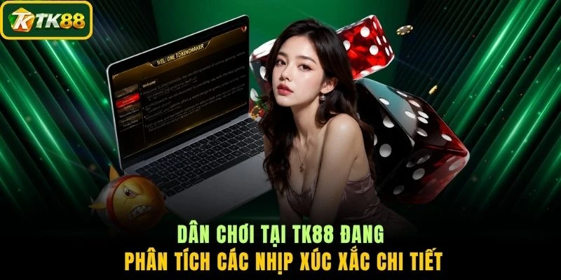 Dân chơi tại TK88 đang phân tích các nhịp xúc xắc chi tiết