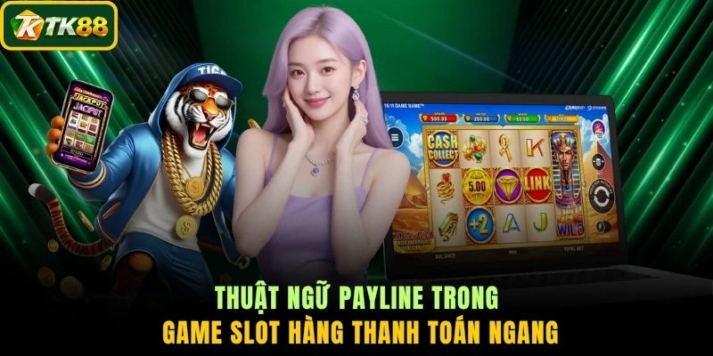 Thuật ngữ Payline trong game slot hàng thanh toán ngang